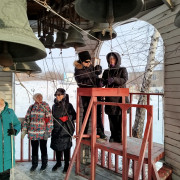 Читатели НОСБ на звоннице